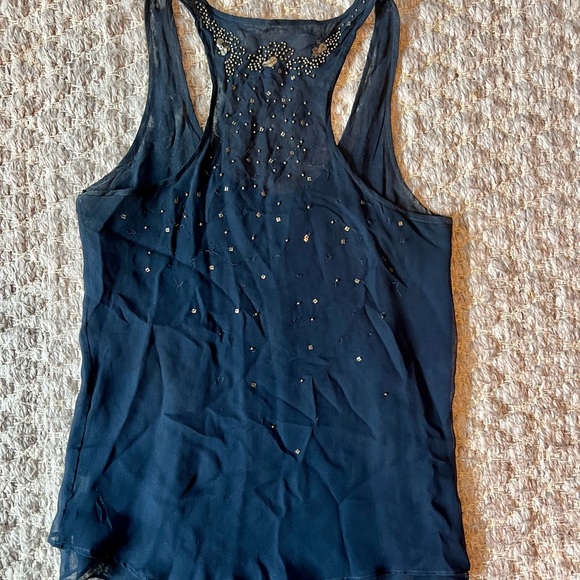 Abercrombie & Fitch Navy Blue Tank Top - Picture 4 of 7